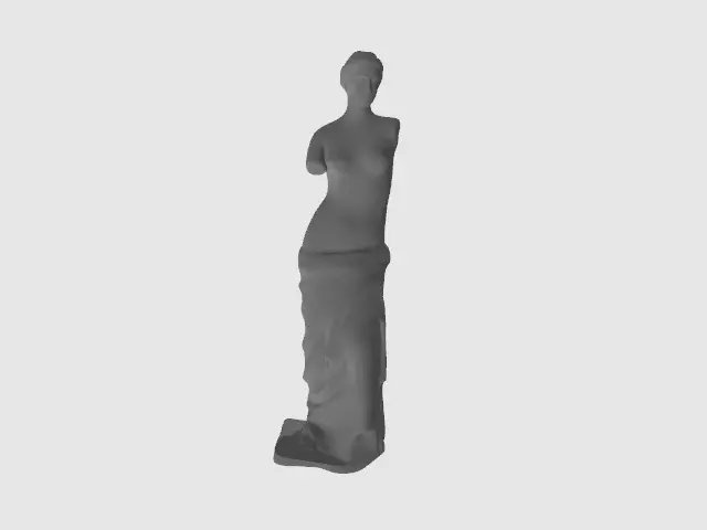 Statue  woman 3D print model_0