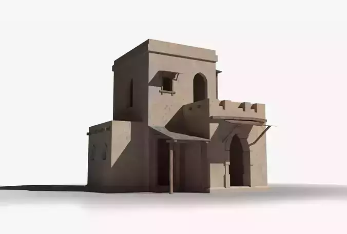 Arab x20 Low-poly 3D model