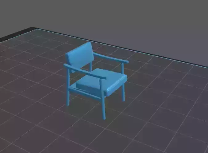 WOODEN CHAIR 1-50 architecture model diorama