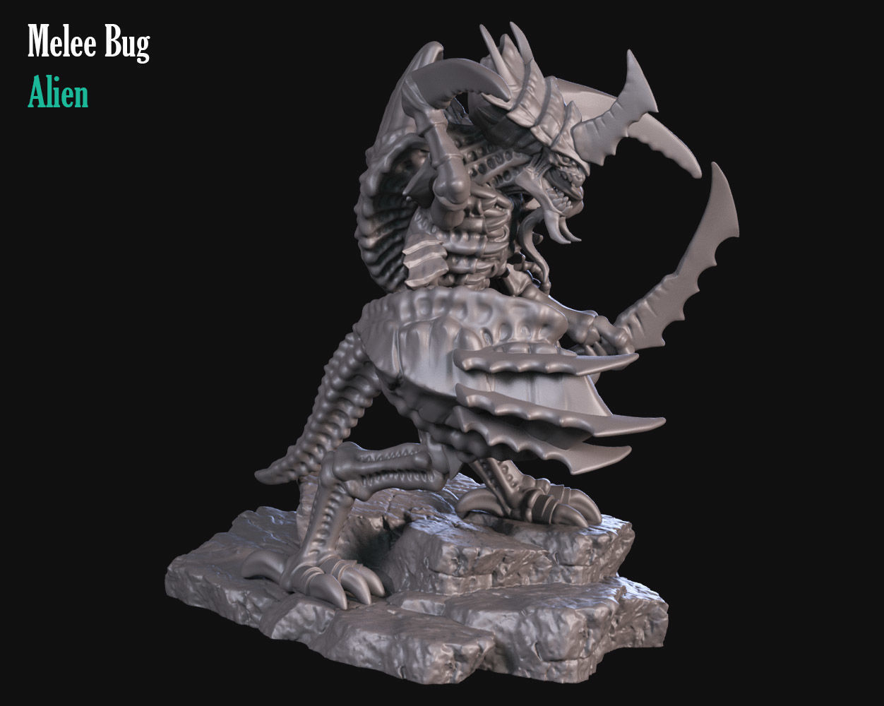 Alien 3D print model_2