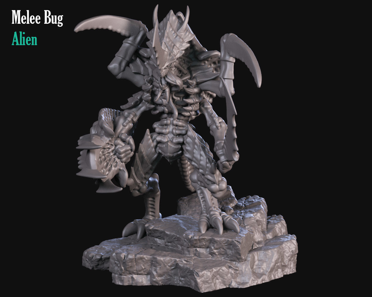 Alien 3D print model_5