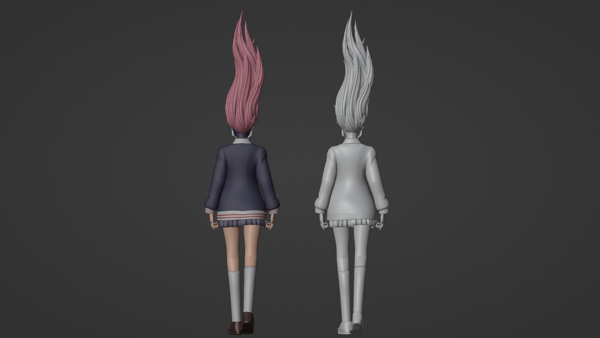 Aira Acrobatic Silky Powers - Dandadan 3D model_20