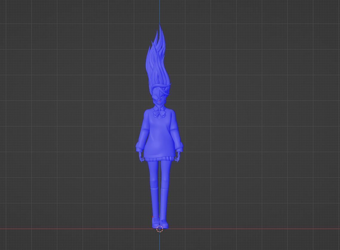 Aira Acrobatic Silky Powers - Dandadan 3D model_16