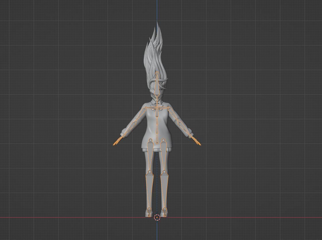 Aira Acrobatic Silky Powers - Dandadan 3D model_15