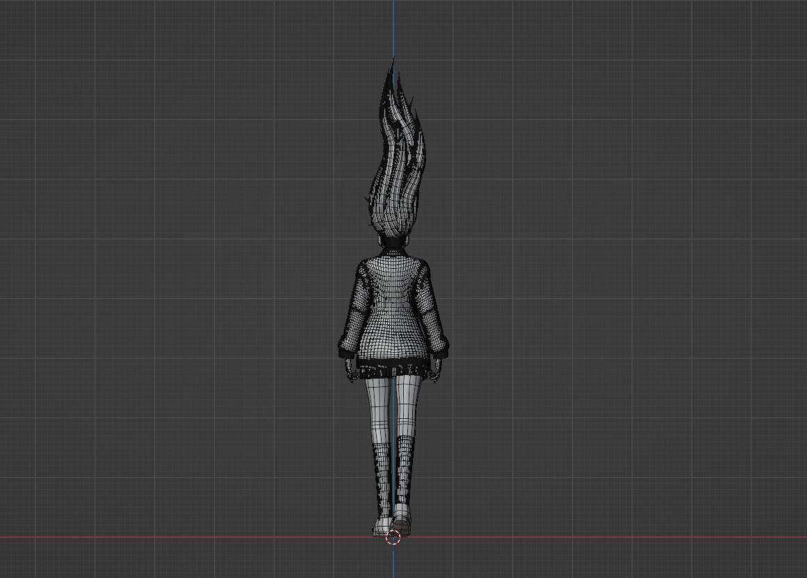 Aira Acrobatic Silky Powers - Dandadan 3D model_12