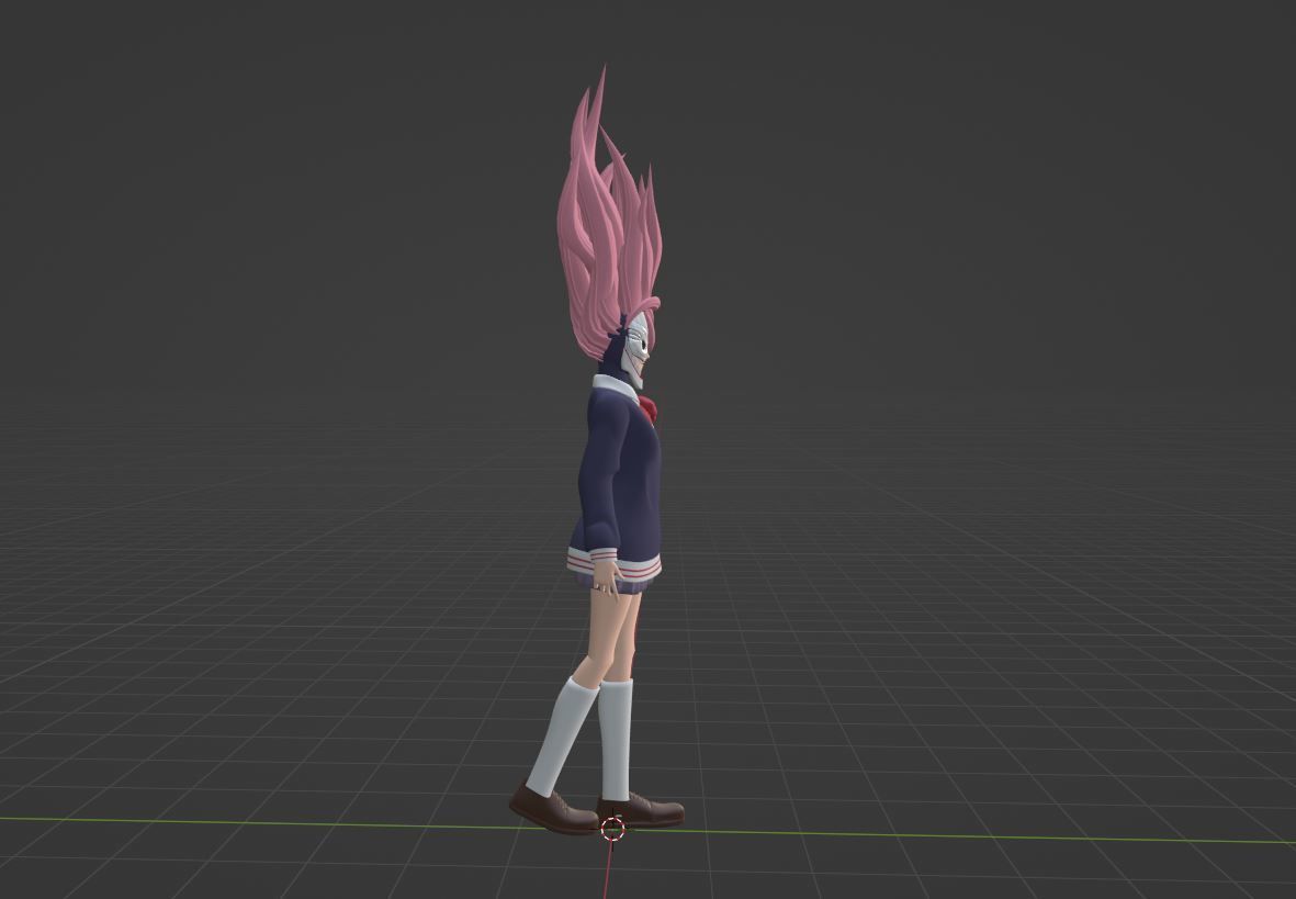 Aira Acrobatic Silky Powers - Dandadan 3D model_7