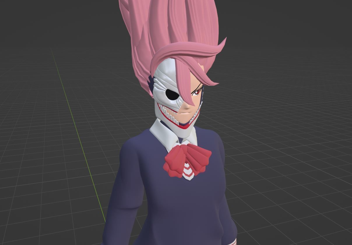 Aira Acrobatic Silky Powers - Dandadan 3D model_8