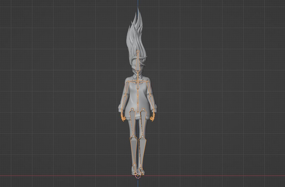 Aira Acrobatic Silky Powers - Dandadan 3D model_14