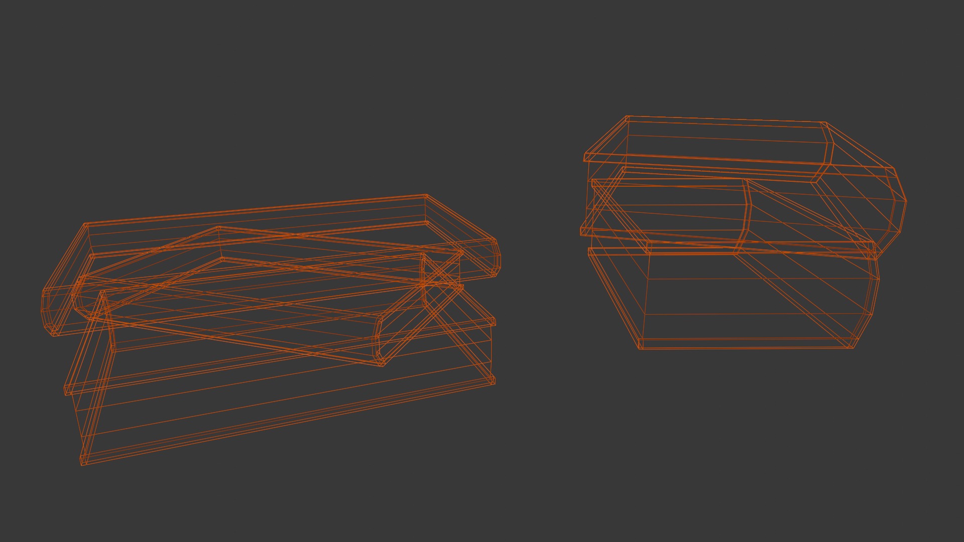 Books 3D Model Low-poly 3D model_10