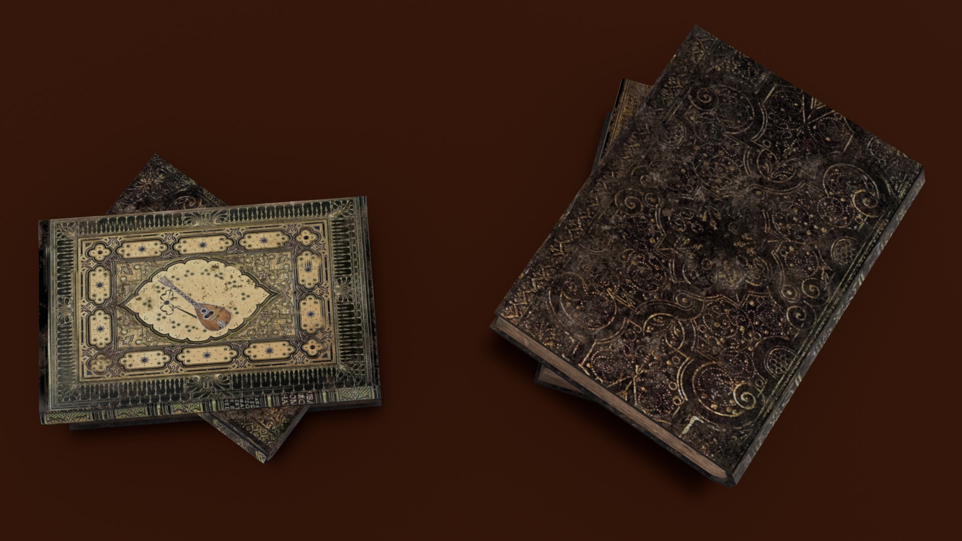 Books 3D Model Low-poly 3D model_6