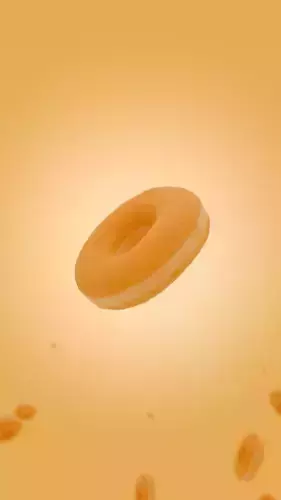 Animation Donut with sold out text