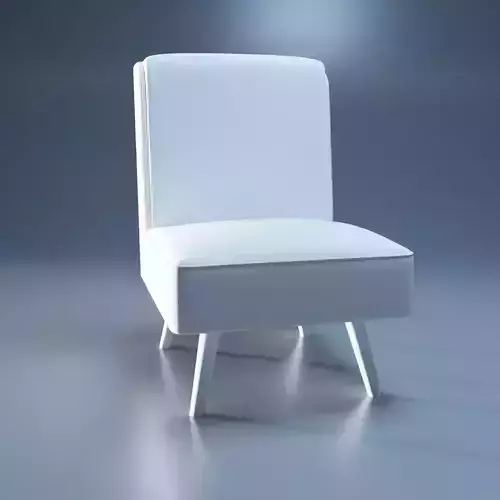 Low-Poly Game-Ready Modern Chair 3D Model