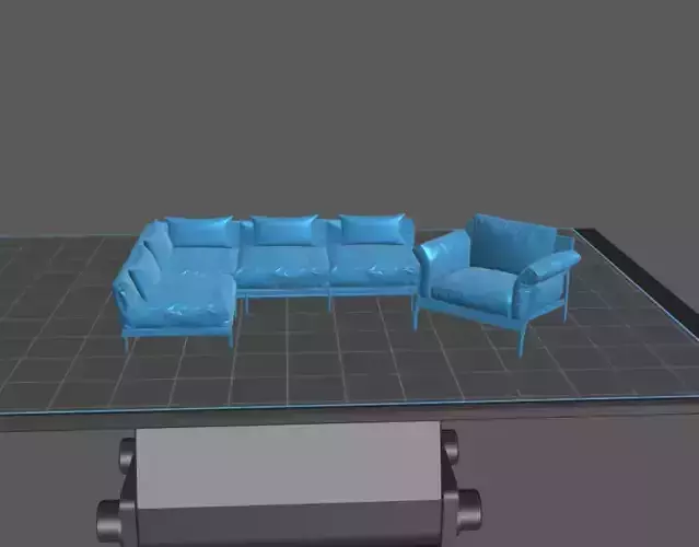 SOFA 1-50 ARCHITECTURE MODEL DIORAMA 3D print model