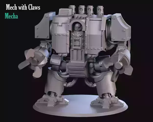 Heavy Mecha with claws