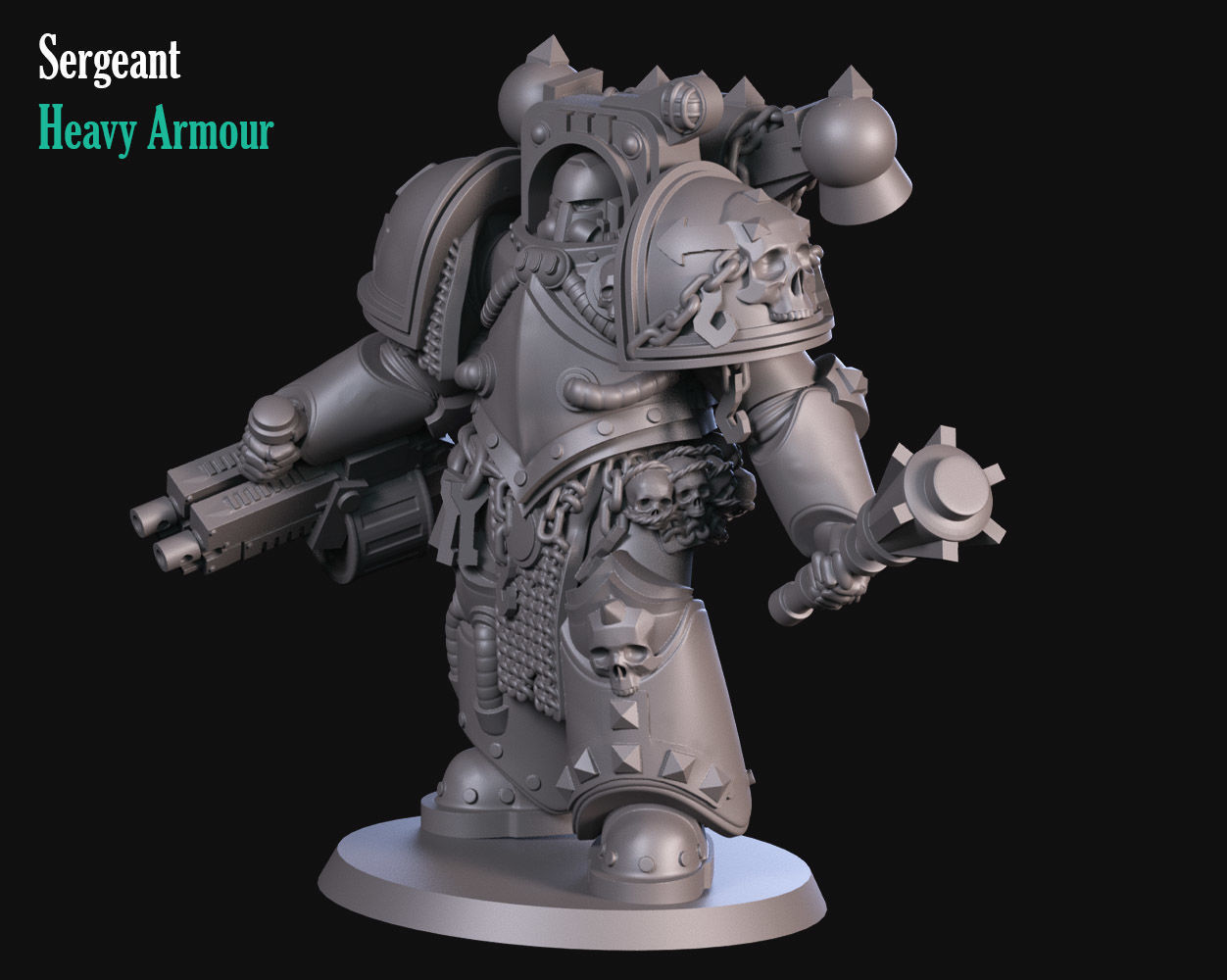 Heavy Armour 3D print model_3