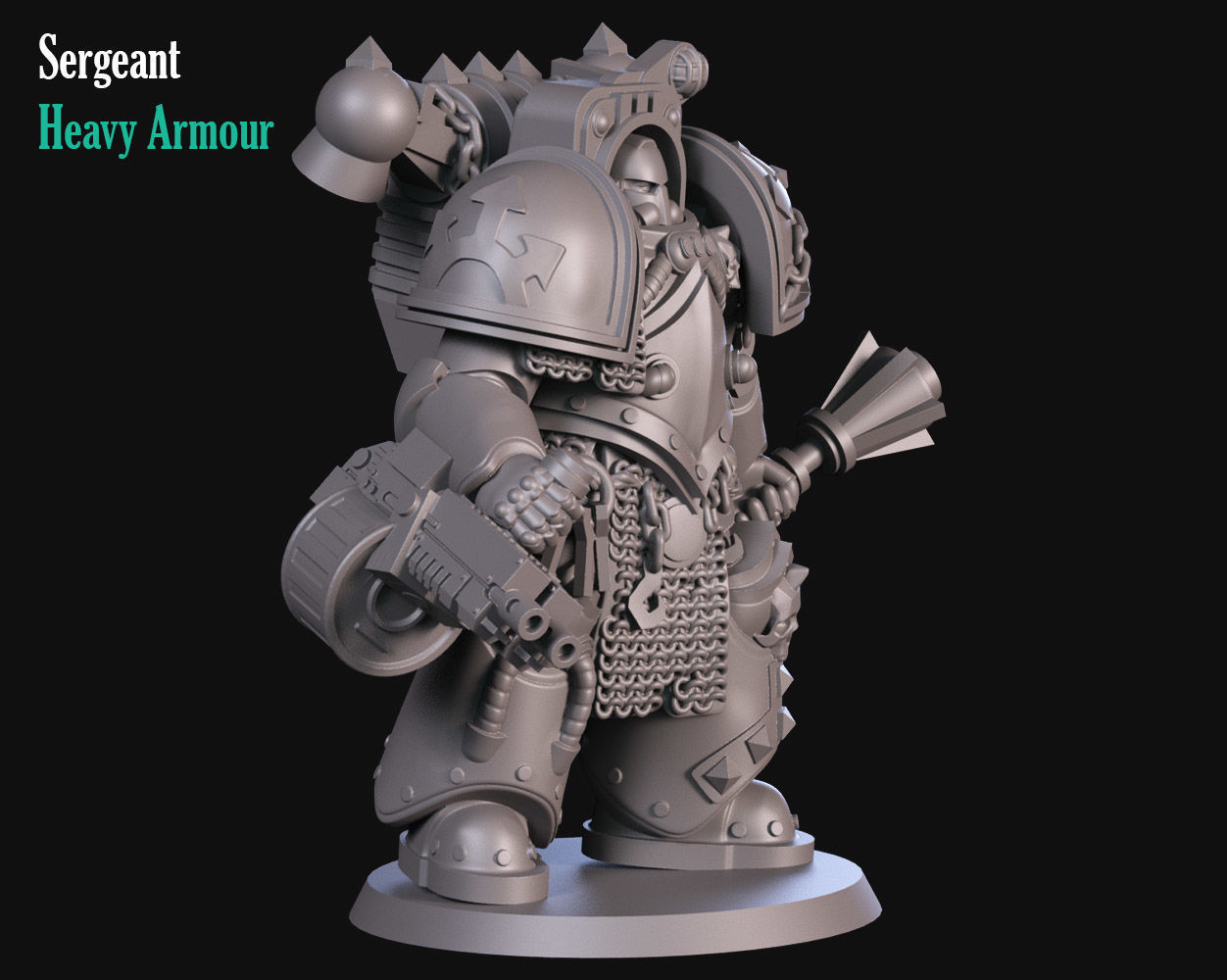 Heavy Armour 3D print model_1