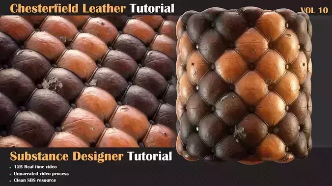 Chesterfield Leather Tutorial - VOL 10  