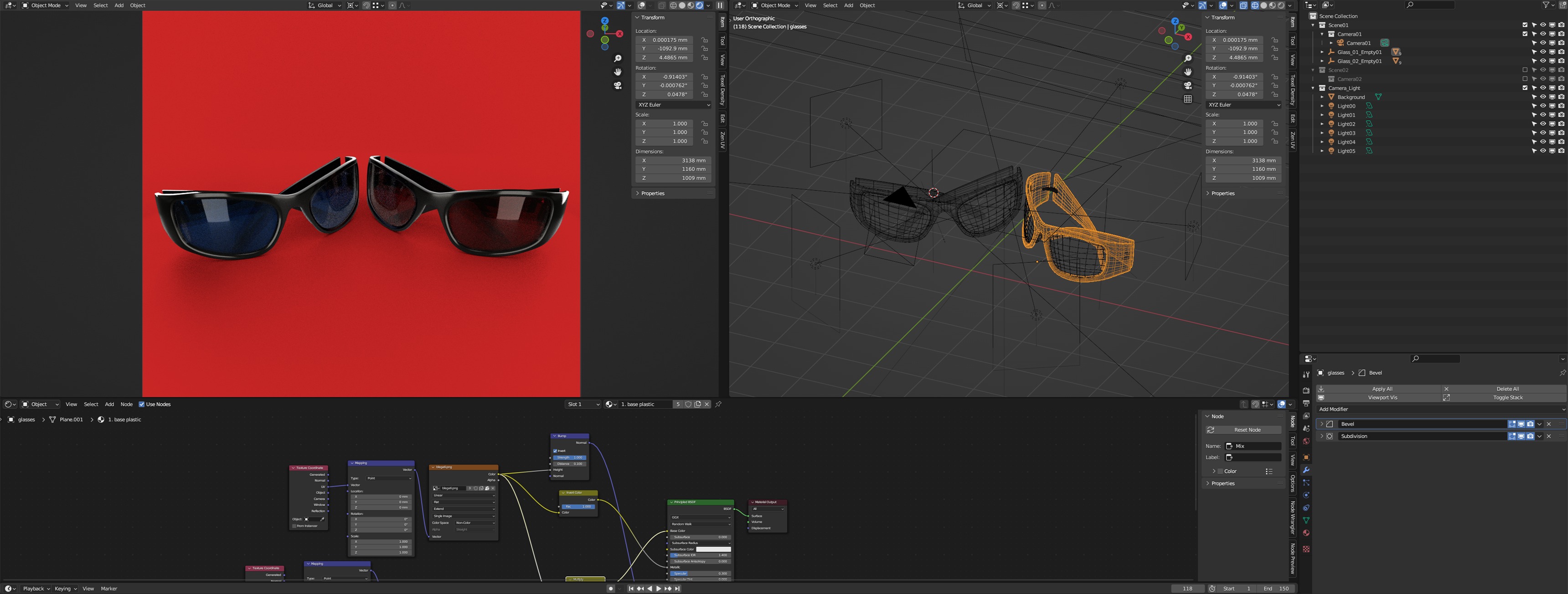 Blegati Glasses 3D model_13