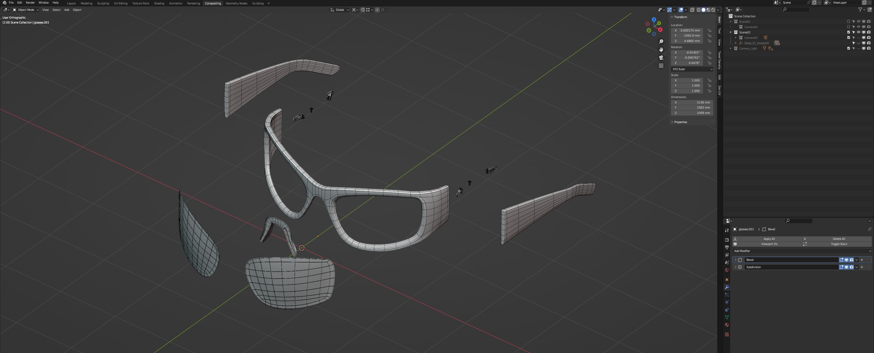 Blegati Glasses 3D model_12