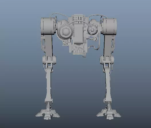 Chiken Robbot 3D model_0