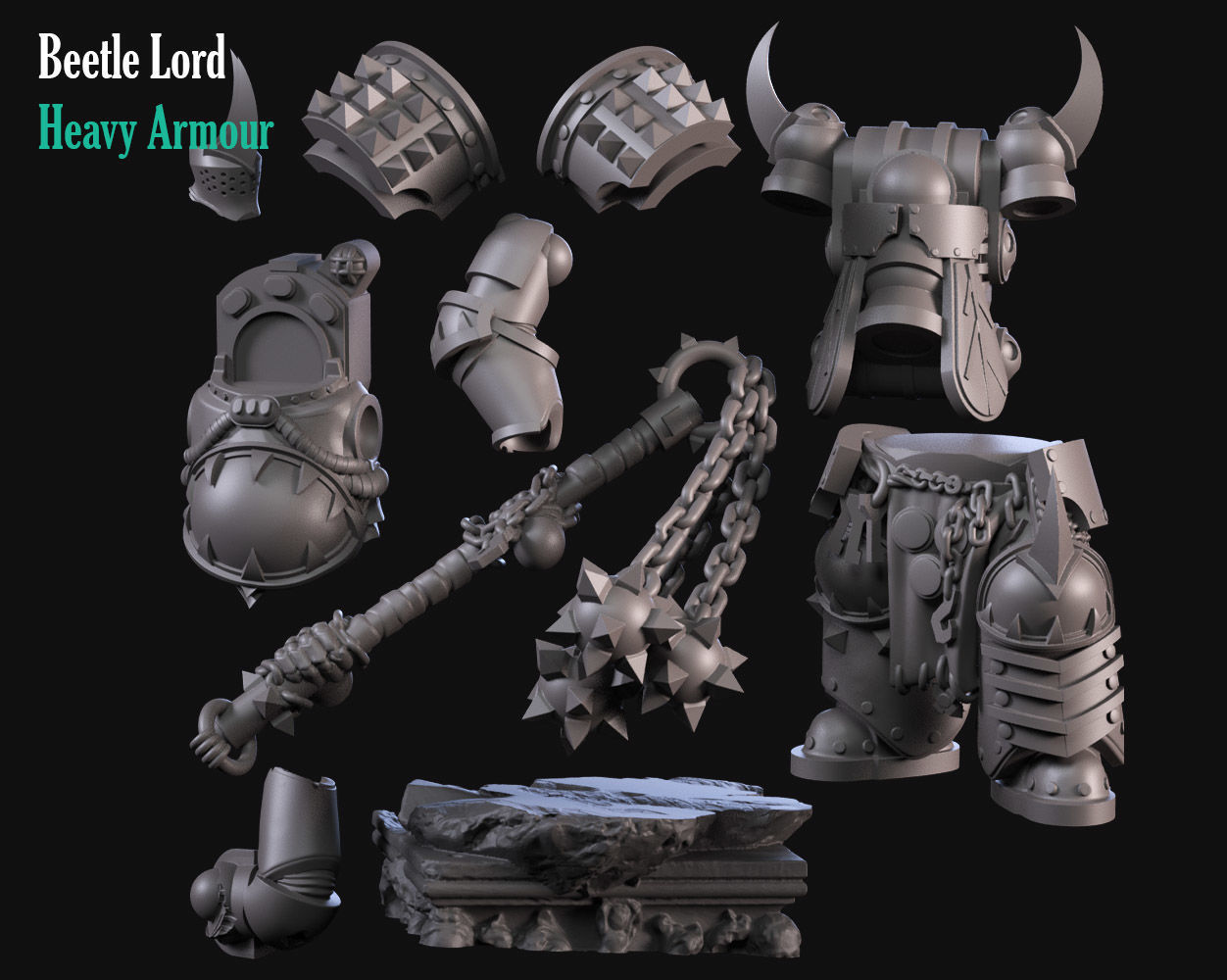 Beetle Lord 3D print model_1