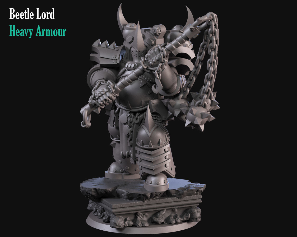 Beetle Lord 3D print model_4