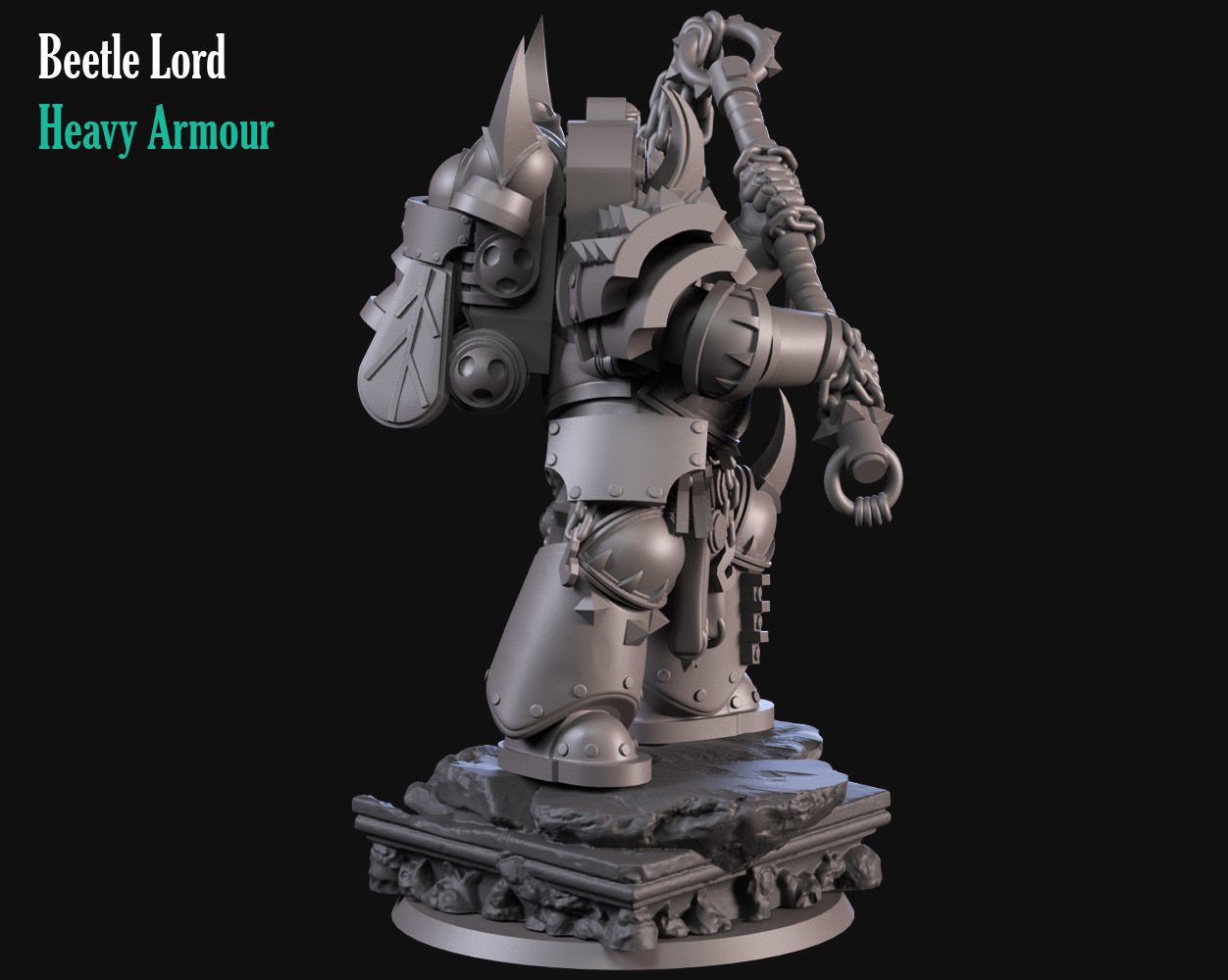 Beetle Lord 3D print model_2