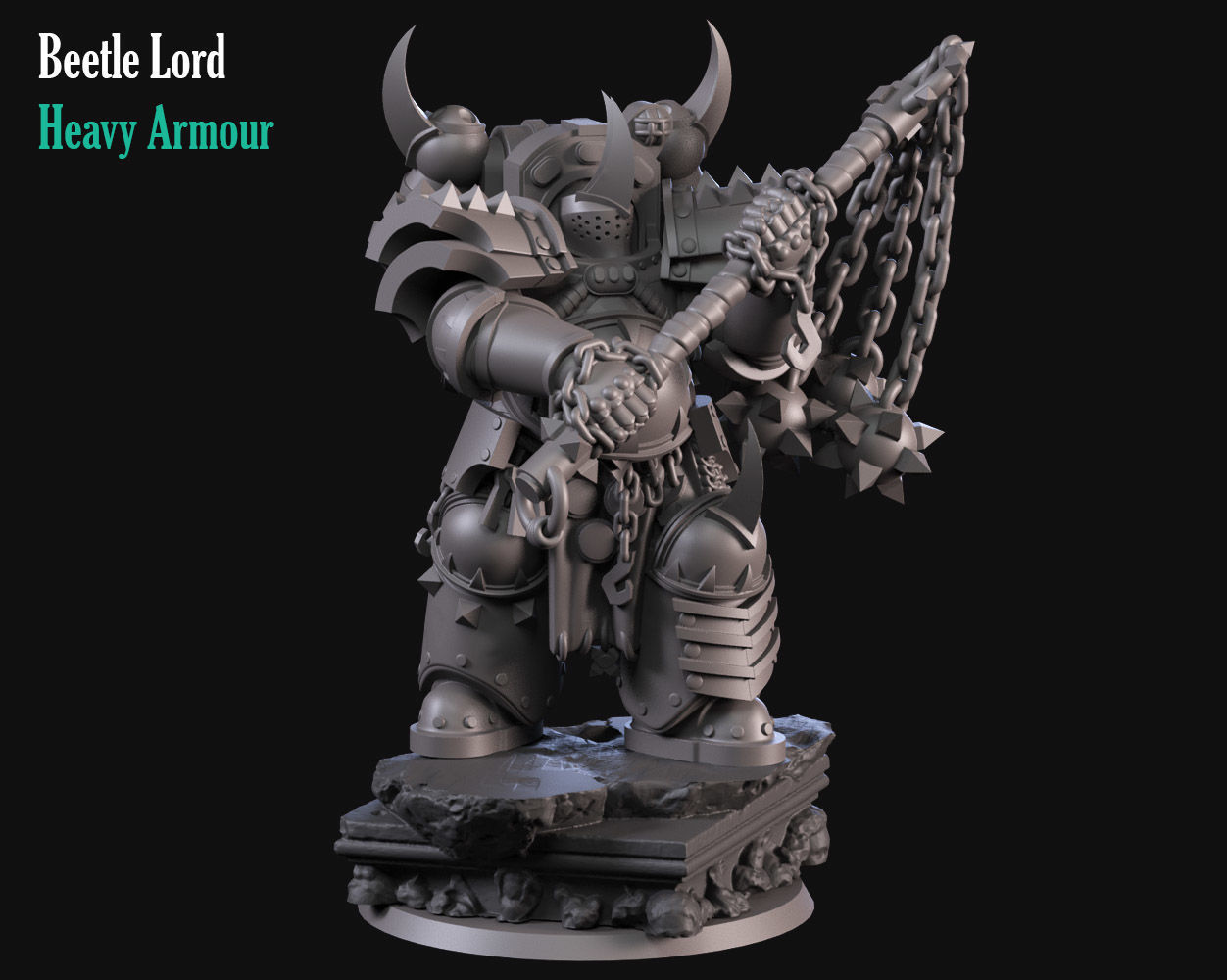 Beetle Lord 3D print model_5