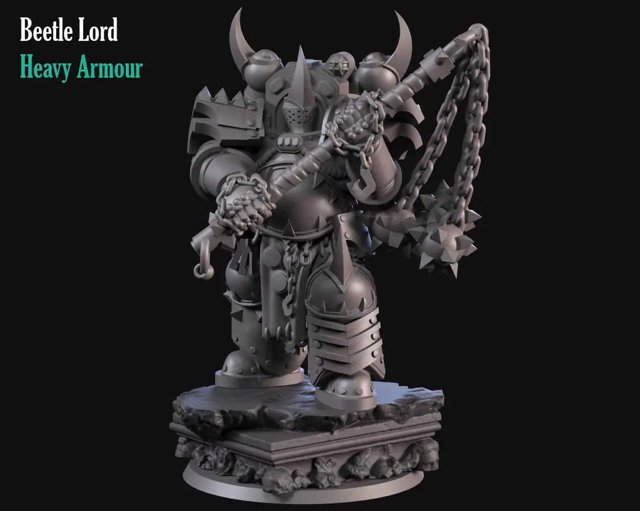 Beetle Lord 3D print model_0
