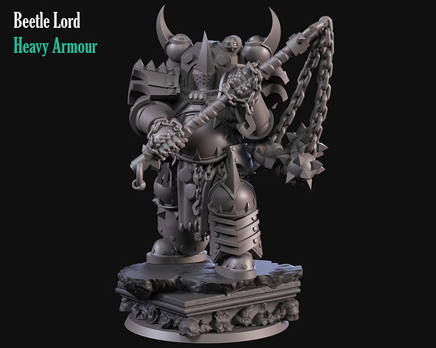 Beetle Lord 3D print model