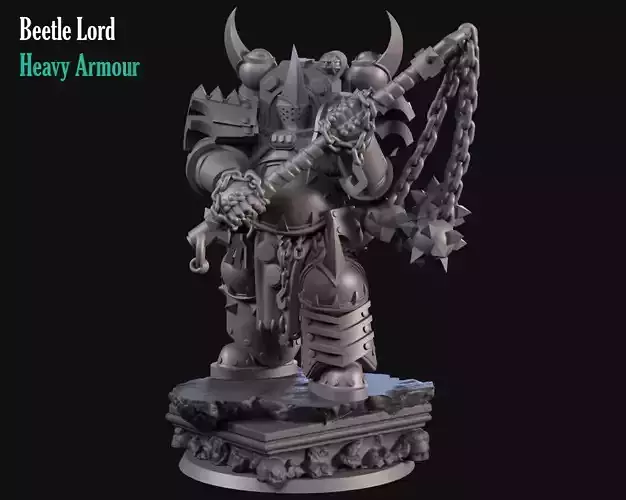 Beetle Lord 3D print model
