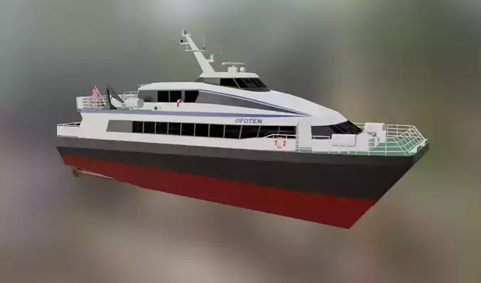 Norwegian Passenger Catamaran MS Ofoten