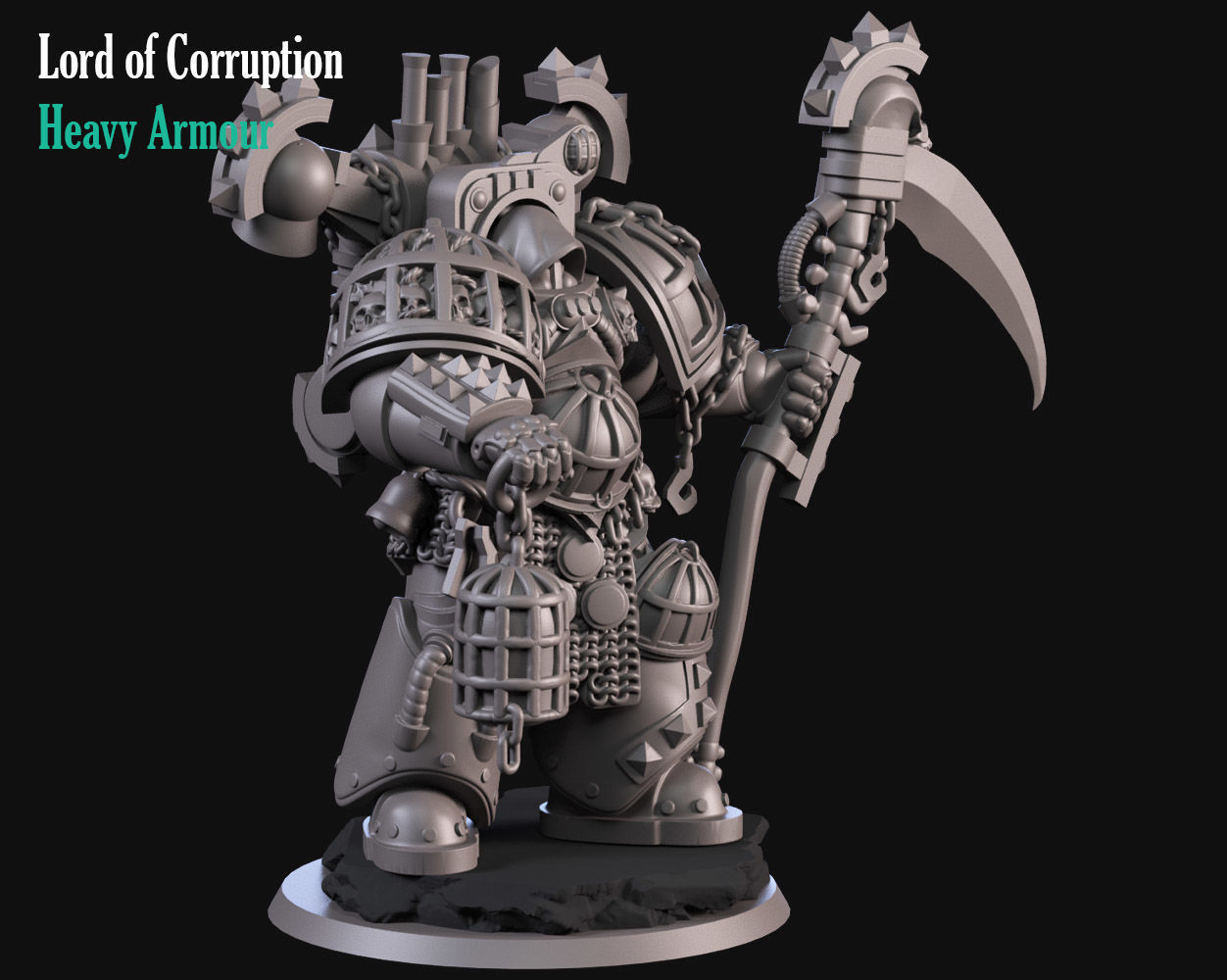 Lord of Corruption 3D print model_2