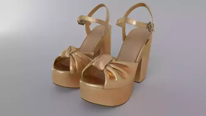 Women  Sandal 3D Model 3D model