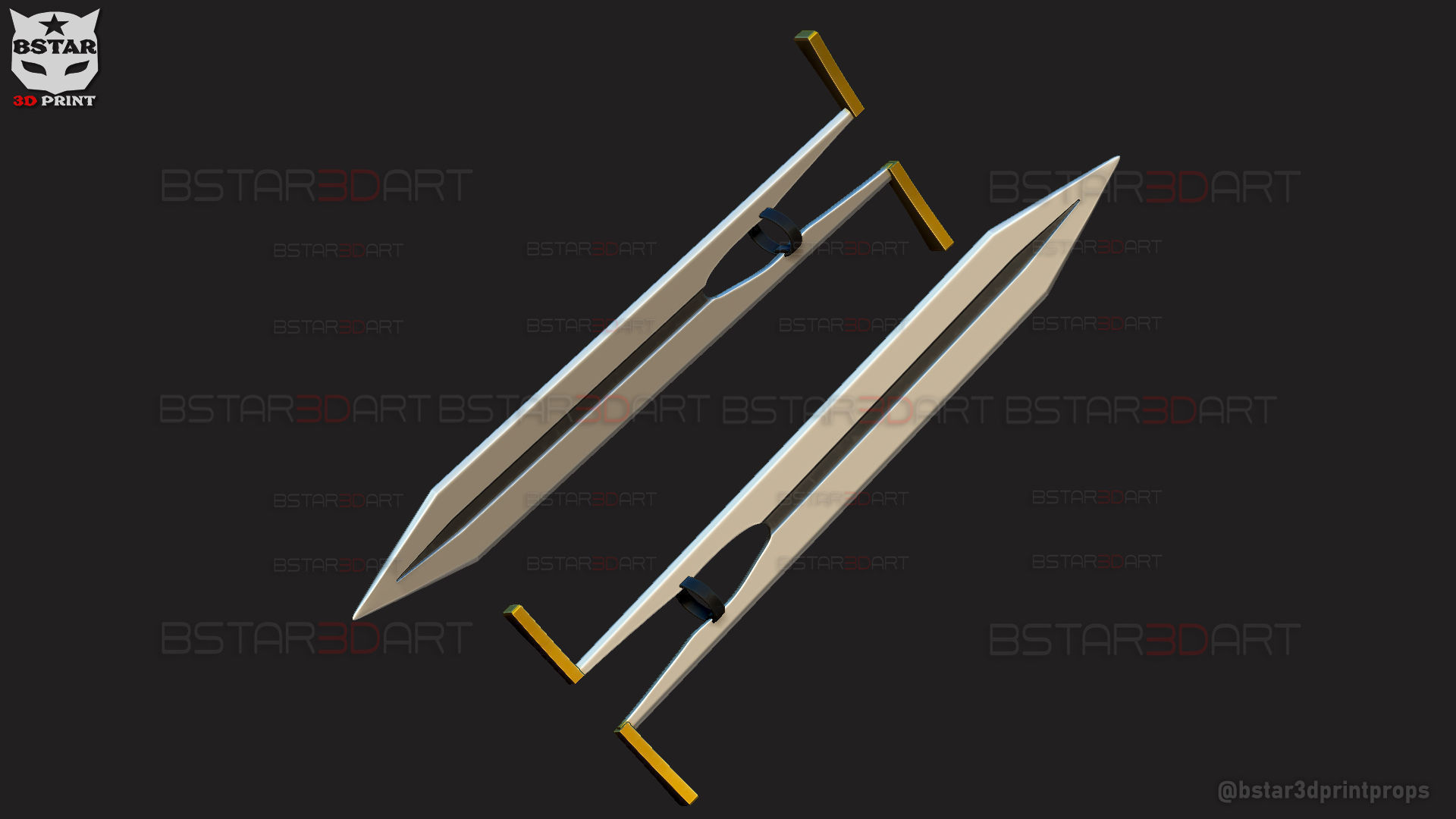 Long Sword Devil Blade Arm Weapon - Chainsaw Man Cosplay 3D print model_6