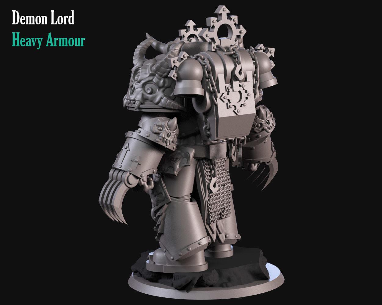 Demon Lord 3D print model_3