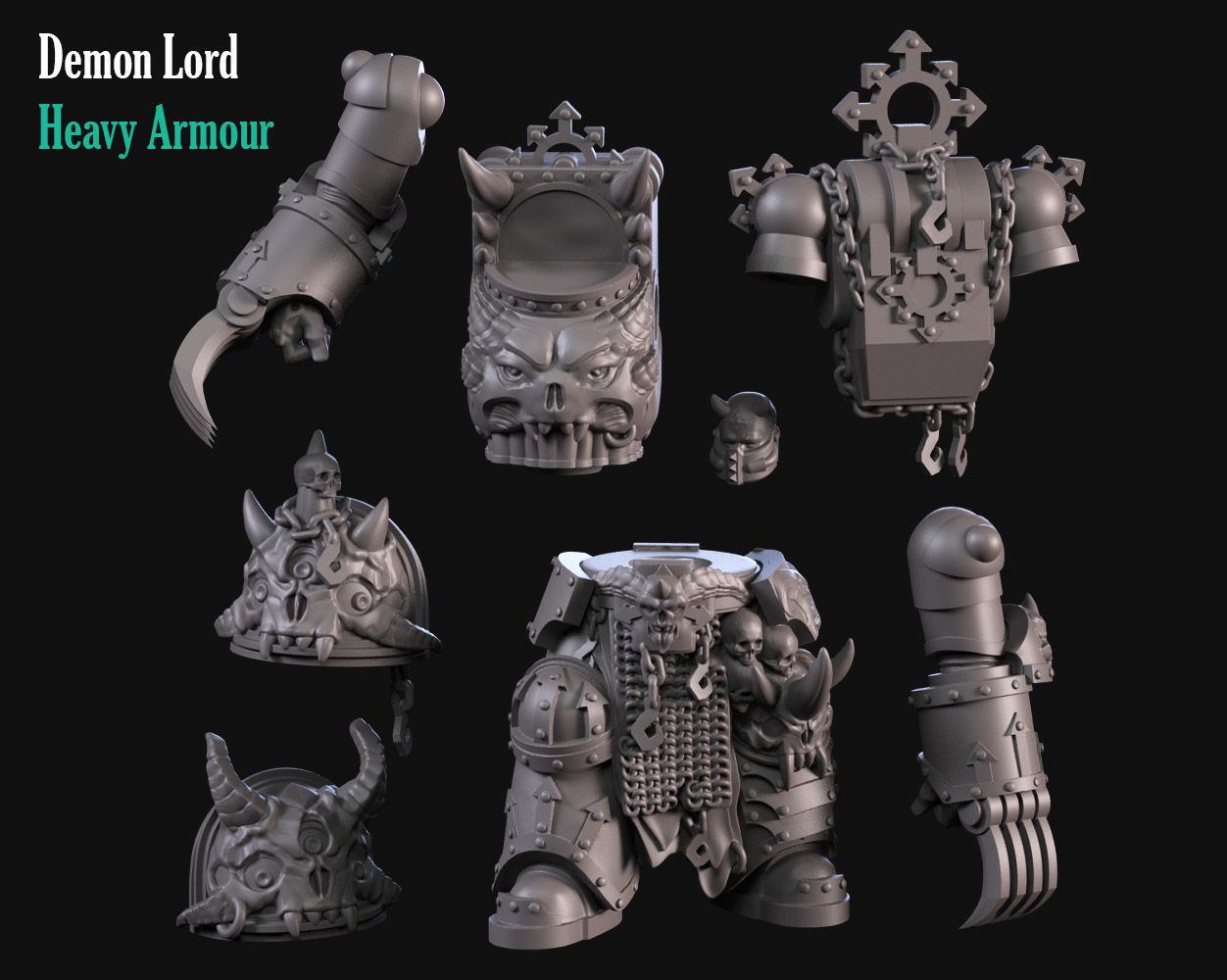 Demon Lord 3D print model_5