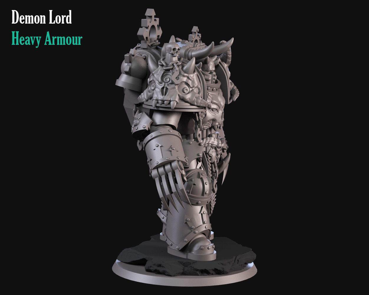 Demon Lord 3D print model_4