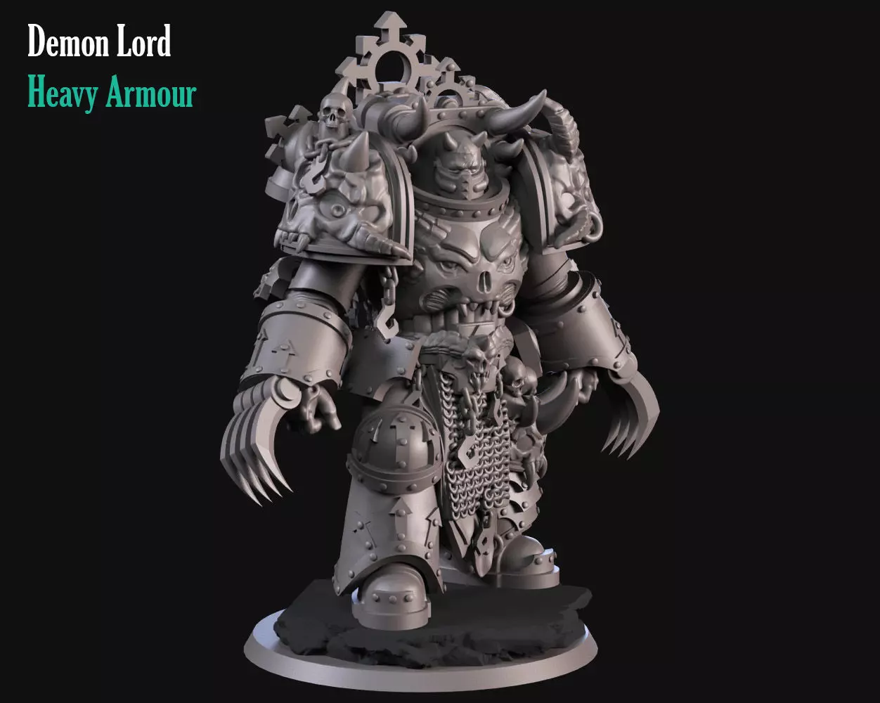 Demon Lord 3D print model_0