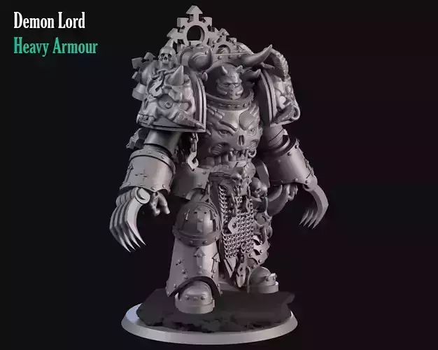 Demon Lord 3D print model