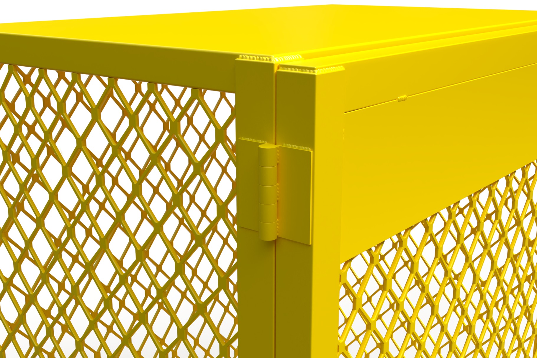 3D model of a box for a gas cylinder 3D model_3