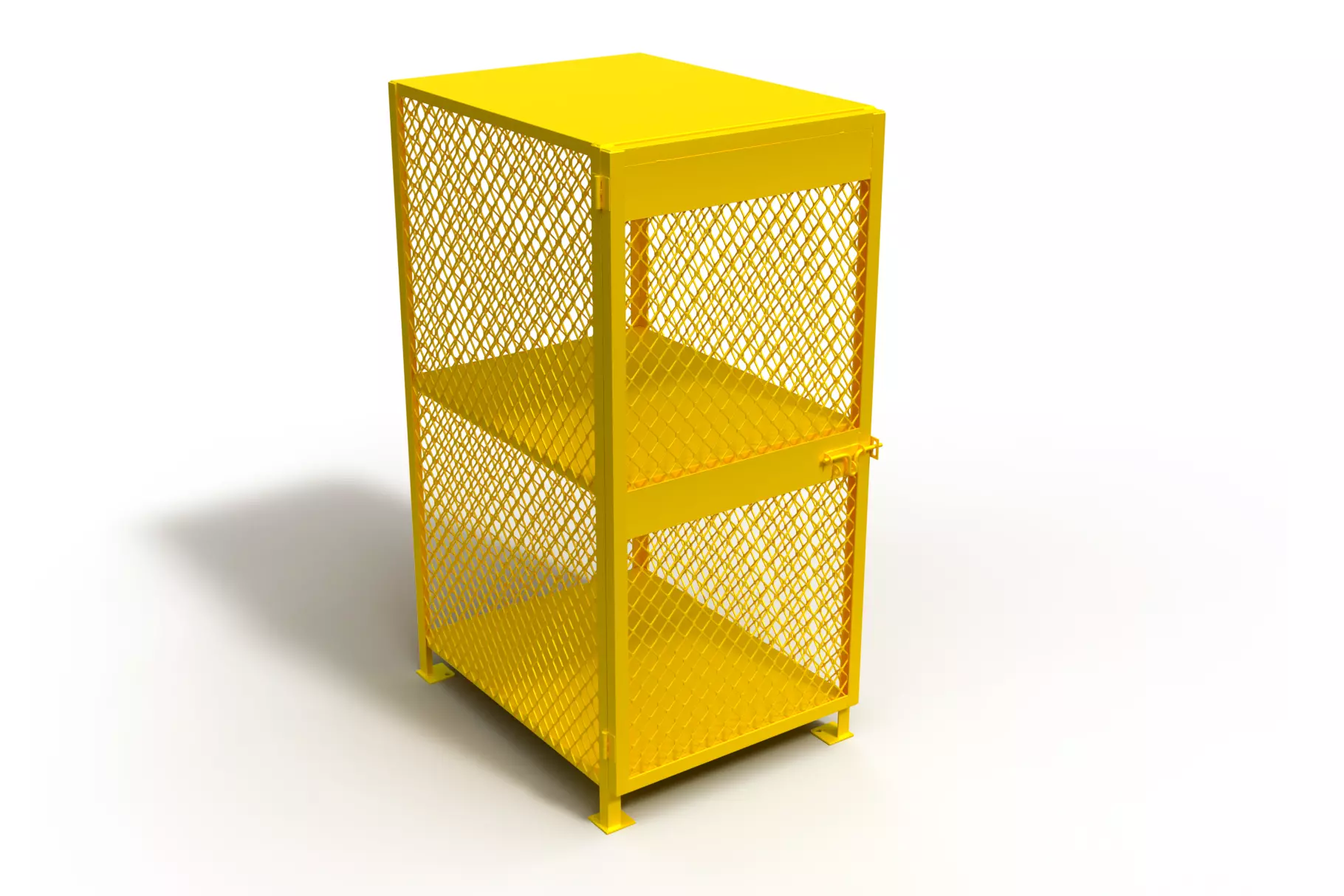 3D model of a box for a gas cylinder 3D model_0