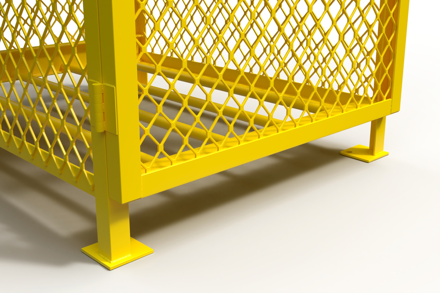 3D model of a box for a gas cylinder 3D model_3