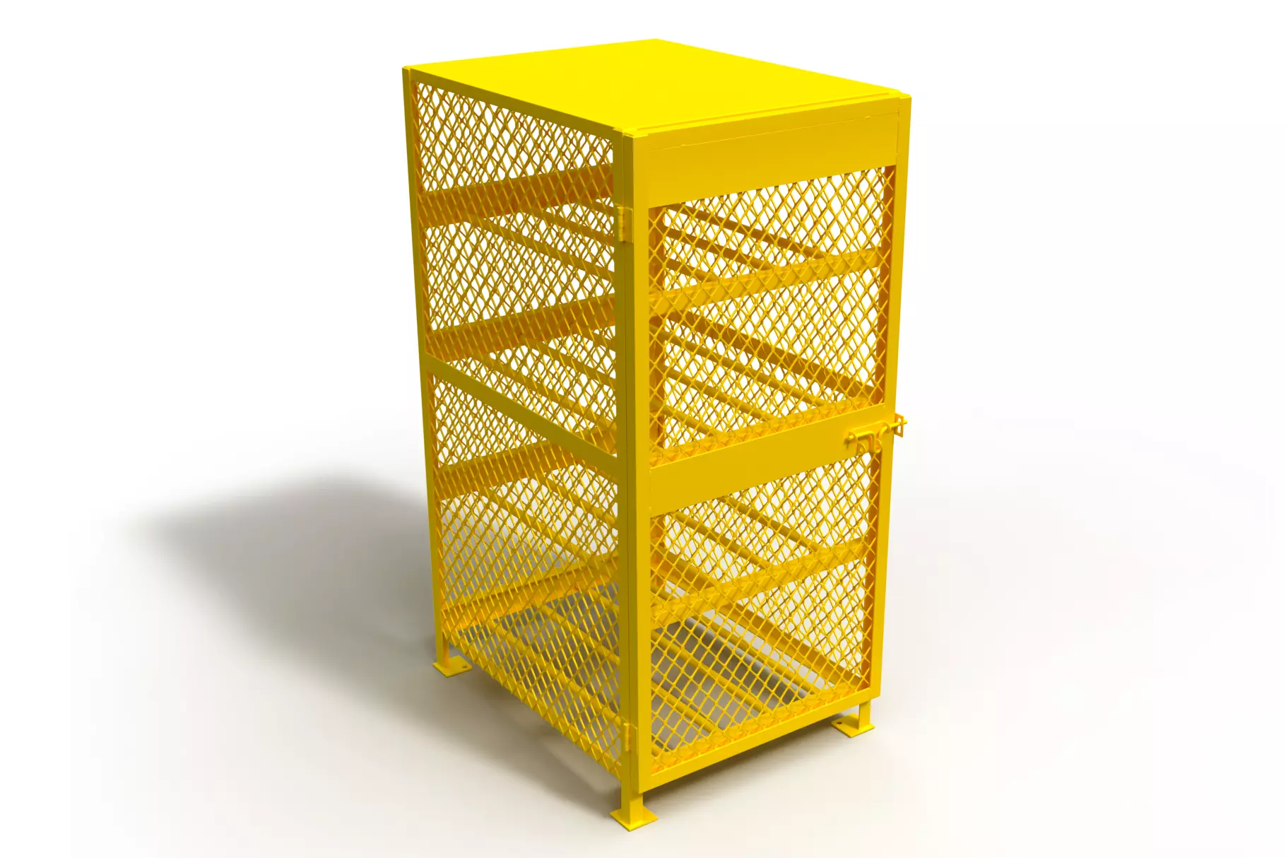 3D model of a box for a gas cylinder 3D model_0