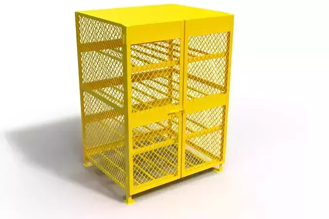 3D model of a box for a gas cylinder 3D model