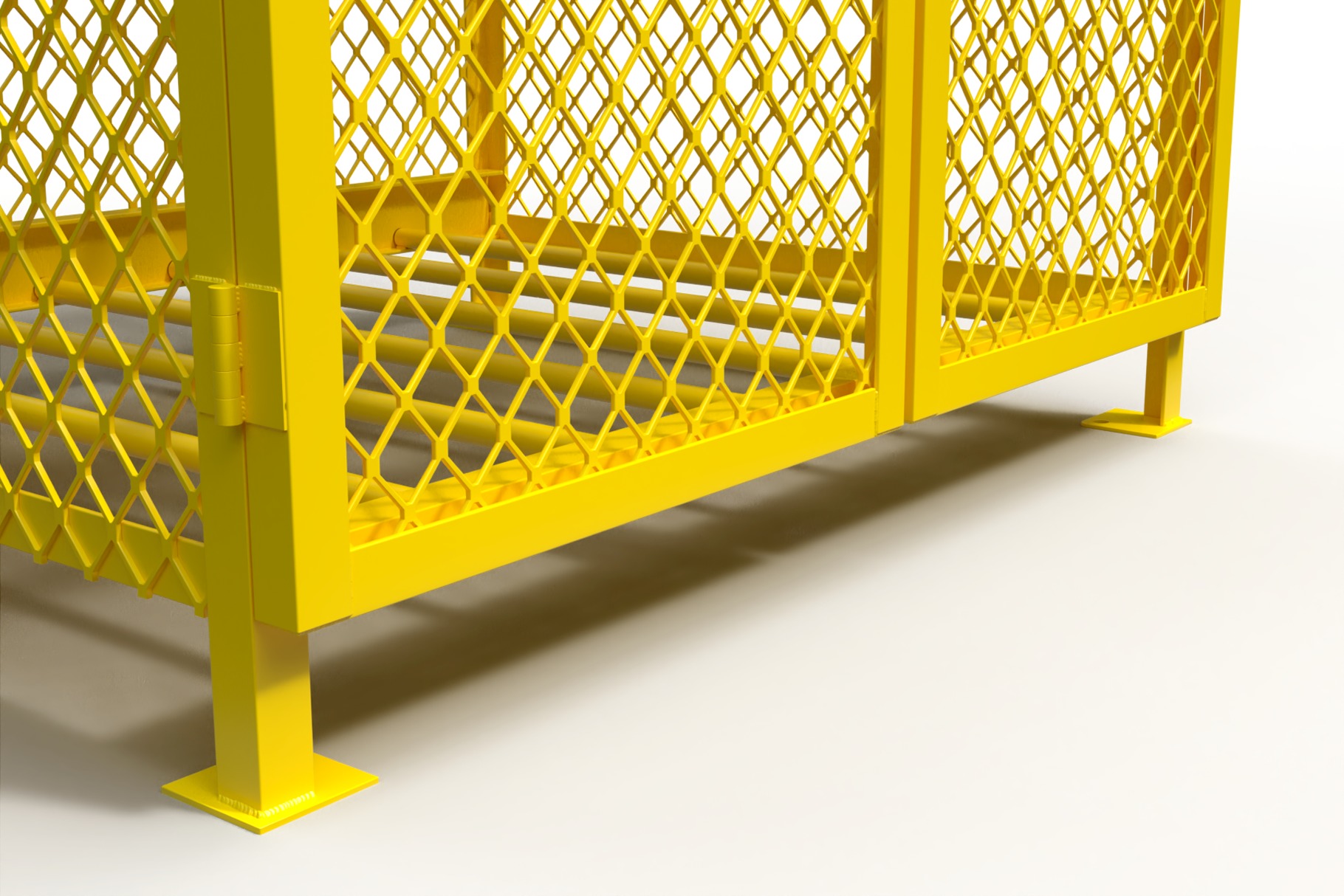 3D model of a box for a gas cylinder 3D model_4