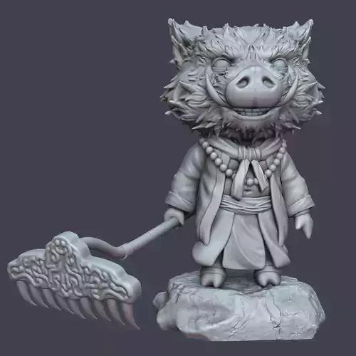Zhu Bajie Statue - Black Myth Wukong 