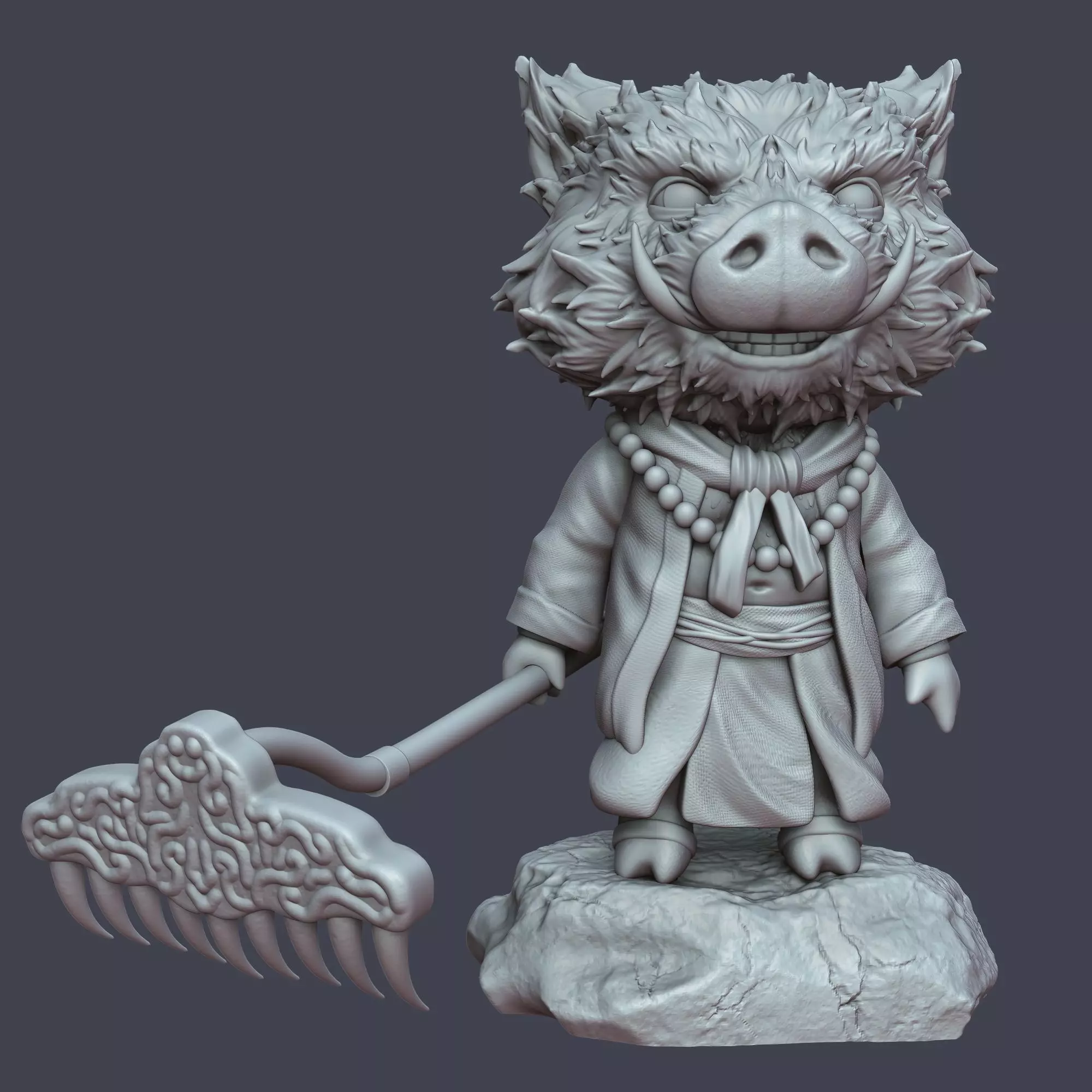 Zhu Bajie Statue - Black Myth Wukong 3D print model