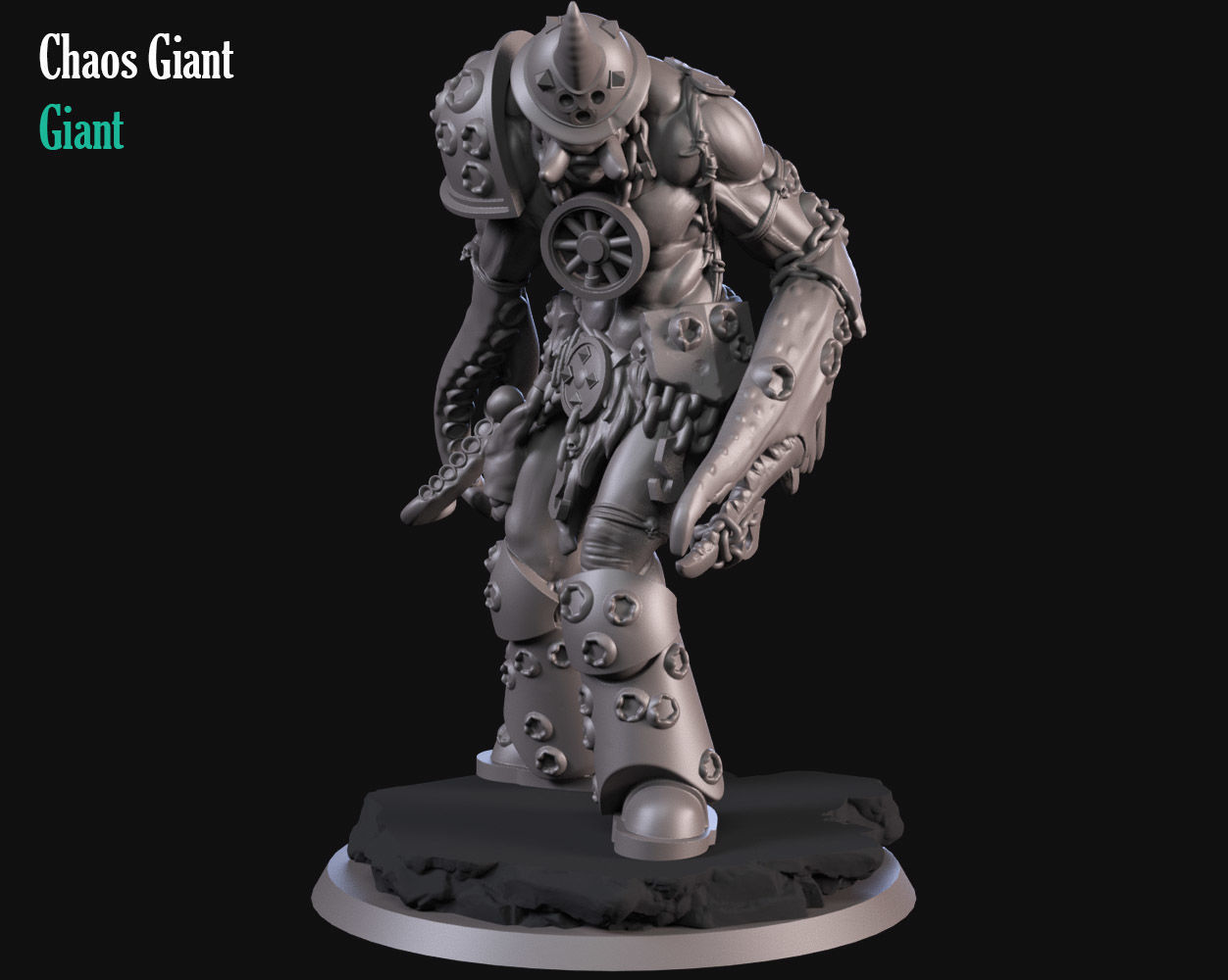 Chaos Giant 3D print model_6