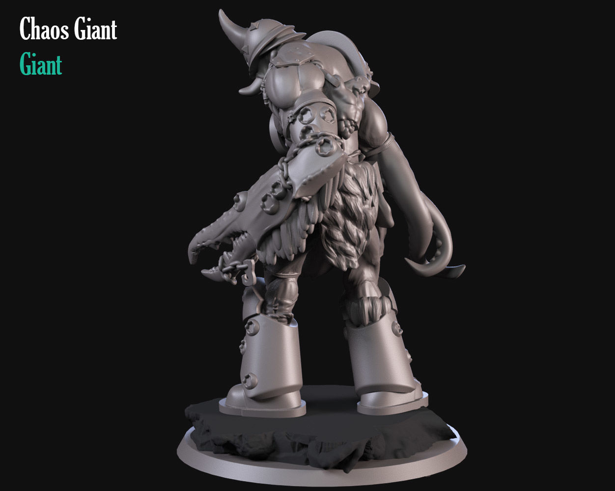 Chaos Giant 3D print model_2